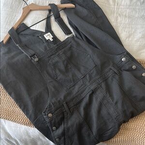 Aerie Black Women Jeans Overalls